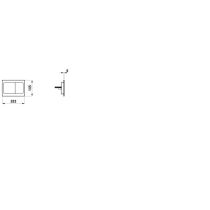 LAUFEN INEO WC tlačidlo INEO AIR, Dual Flush, Chróm 004, H9001130040001