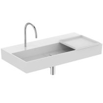 SOLOS Pohyblivá polička na umývadlovú vaničku, solid surface, T5563Y3