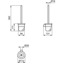 CONCA WC kefa okrúhla, T4495A2
