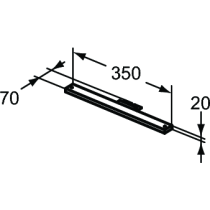 STRADA LED osvetlenie 35 cm, K2682