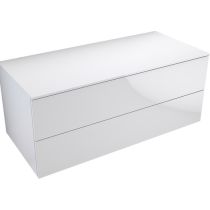 ELYT L Skrinka s hornou doskou 120x50x50 cm, dvojzásuvka 3/4 výsuv, TI0806ZW