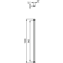 CONNECT 2 WETROOM Priečna vzpera 100 cm, K9380V3