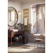 TERMA FIONA radiátor 60x138 cm, vonkajšie pripojenie 570 mm, chróm, FIO60138.CR