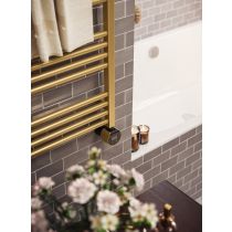 TERMA FIONA radiátor 68x114 cm, vonkajšie pripojenie 650 mm, chróm, FIO68114.CR