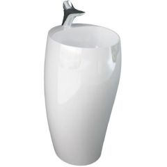 RAK CLOUD Umývadlo voľne stojacie freestanding 49x49 cm, CLOFS5001AWHA