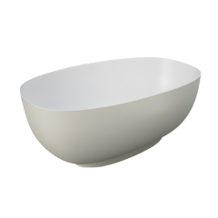 RAK CLOUD Voľne stojaca vaňa 140x72x56/52 cm, matná biela/matná greige CLOBT14075.505 RAK CLOUD Voľne stojaca vaňa 140x72x56/52 cm, matná biela/matná greige CLOBT14075.505
