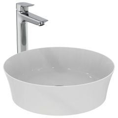 IPALYSS Umývadlo na dosku kruhové Ø40 cm bez prepadu, bez otvoru pre batériu, E139801 IPALYSS Umývadlo na dosku kruhové Ø40 cm bez prepadu, bez otvoru pre batériu, E139801
