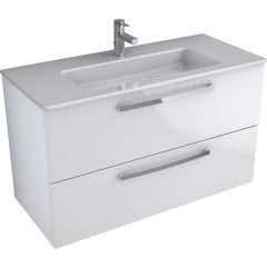 ALPHA Skrinka pod umývadlo 100 cm, dvojzásuvka bez hornej dosky, TI0406ZZ ALPHA Skrinka pod umývadlo 100 cm, dvojzásuvka bez hornej dosky, TI0406ZZ