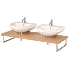 WASHPOINT Nábytková konzola pod dve umývadla 150x48 cm, R5875 WASHPOINT Nábytková konzola pod dve umývadla 150x48 cm, R5875