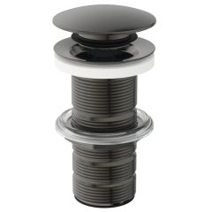 UNIV Click-clack uzatvárateľná garnitúra pre umývadla bez prepadu, farba Magnetic Grey, E1483A5 UNIV Click-clack uzatvárateľná garnitúra pre umývadla bez prepadu, farba Magnetic Grey, E1483A5