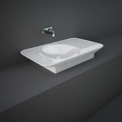 RAK VALET Umývadlo 92x50,5 cm, s odkladacou plochou vpravo,  VALWB09200AWHA