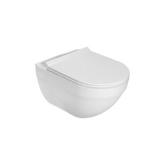 PACK, ROCA HEBE RIMLESS WC závesné 52x36 cm, + WC sedadlo Slow-closing, A34H138000 PACK, ROCA HEBE RIMLESS WC závesné 52x36 cm, + WC sedadlo Slow-closing, A34H138000