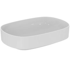 LINDA-X Umývadlo na dosku 55x38 cm bez prepadového otvoru, farba biela matná, T4402V1 LINDA-X Umývadlo na dosku 55x38 cm bez prepadového otvoru, farba biela matná, T4402V1