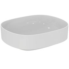 LINDA-X Umývadlo na dosku 45x38 cm bez prepadového otvoru, farba biela matná, T4400V1 LINDA-X Umývadlo na dosku 45x38 cm bez prepadového otvoru, farba biela matná, T4400V1
