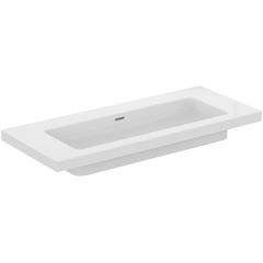 EXTRA Umývadlo 121x51 cm, bez otvoru pre batériu, farba biela lesklá, s prepadovým otvorom, T437301 EXTRA Umývadlo 121x51 cm, bez otvoru pre batériu, farba biela lesklá, s prepadovým otvorom, T437301