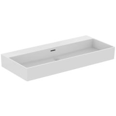 EXTRA Umývadlo 100x45 cm, bez otvoru pre batériu, farba biela lesklá ideal plus, s prepadovým otvorom, T3904MA EXTRA Umývadlo 100x45 cm, bez otvoru pre batériu, farba biela lesklá ideal plus, s prepadovým otvorom, T3904MA