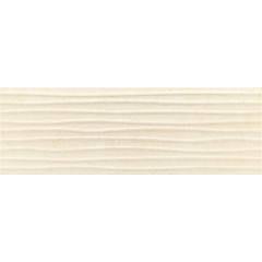 Velvet Cream Wellen 30x90 cm