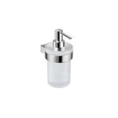 JIKA Cubito pure Držiak s dávkovačom mydla, obsah 203 ml, matné sklo chróm, H3833B20041001 JIKA Cubito pure Držiak s dávkovačom mydla, obsah 203 ml, matné sklo chróm, H3833B20041001