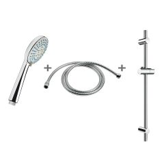 JIKA Rio Sprchová sada, Ø 100 mm, 3 funkcie, sprchová tyč, kov, H3651R00043731 JIKA Rio Sprchová sada, Ø 100 mm, 3 funkcie, sprchová tyč, kov, H3651R00043731