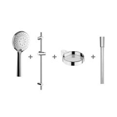 JIKA Cubito N Sprchová sada, Ø 130 mm, 4 funkcie, sprchová tyč, mydlovnička, sprchová hadica, chróm, , H3651X00044721 JIKA Cubito N Sprchová sada, Ø 130 mm, 4 funkcie, sprchová tyč, mydlovnička, sprchová hadica, chróm, , H3651X00044721