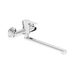 JIKA Lyra plus Drezová/Umývadlová nástenná batéria, ramienko 300 mm, chróm, H3111Z70042401