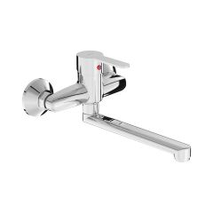 JIKA Lyra plus Drezová/Umývadlová nástenná batéria, ramienko 210 mm, chróm, H3111Z70042301