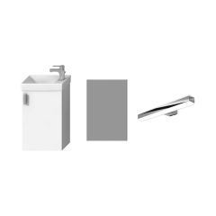 JIKA Petit Skrinka, 1 dvere ľavé/pravé, vr. umývadlá, zrkadlo s osvetlením, pack 1+3, H45J514
JIKA Petit Skrinka, 1 dvere ľavé/pravé, vr. umývadlá, zrkadlo s osvetlením, pack 1+3, H45J514