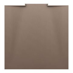 LAUFEN NIA Sprchová vanička, štvorcová, odtok do steny, Marbond, 800x800x28 mm, Kávová matná štruktúrovaná 129, H2100301290001