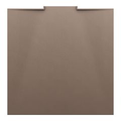 LAUFEN NIA Sprchová vanička, štvorcová, odtok do steny, Marbond, 900x900x28 mm, Kávová matná štruktúrovaná 129, H2100311290001