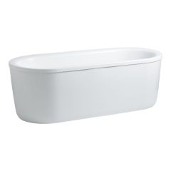 LAUFEN SOLUTIONS Vaňa oválna, samostatne stojaca, s hliníkovou konštrukciou, s panelom, 1900x900x625 mm, H2255120000001