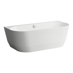 LAUFEN LAUFEN PRO Vaňa, ku stene (D - tvar), vrátane sady podpier a nôh, materiál Marbond, 1800x800x590 mm, H2459570000001