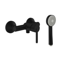 LAUFEN LUA Sprchová nástenná páková batéria, s ručnou sprchou 80 mm, 1 funkcia a syntetickou sprchovou hadicou 1600 mm, PVD Titán čierný matný 081, H3310810811311 LAUFEN LUA Sprchová nástenná páková batéria, s ručnou sprchou 80 mm, 1 funkcia a syntetickou sprchovou hadicou 1600 mm, PVD Titán čierný matný 081, H3310810811311
