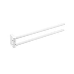 LAUFEN NIXIE Dvojitý držiak uteráka, otočný, Biela matná 268, H3811512680011 LAUFEN NIXIE Dvojitý držiak uteráka, otočný, Biela matná 268, H3811512680011
