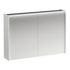 LAUFEN LANI Zrkadlová skrinka, 1000 mm, 2 dvere, s vodorovným LED osvetlením, 2 sklenené poličky, el. zásuvka, 1020x210x715 mm, Biela matná 260, H4037921122601 LAUFEN LANI Zrkadlová skrinka, 1000 mm, 2 dvere, s vodorovným LED osvetlením, 2 sklenené poličky, el. zásuvka, 1020x210x715 mm, Biela matná 260, H4037921122601
