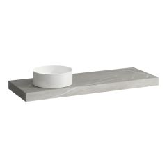 LAUFEN ARUN Umývadlová doska 1400, s výrezom vľavo, hrúbka 80 mm, vr. 3 nástenných držiakov, 1405x505x80 mm, Výber kamenných dekorov 770, H4191321517701 LAUFEN ARUN Umývadlová doska 1400, s výrezom vľavo, hrúbka 80 mm, vr. 3 nástenných držiakov, 1405x505x80 mm, Výber kamenných dekorov 770, H4191321517701
