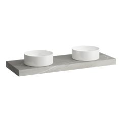 LAUFEN ARUN Umývadlová doska 1400, s výrezom vľavo a vpravo, hrúbka 80 mm, vr. 3 nástenných držiakov, 1405x505x80 mm, Výber kamenných dekorov 770, H4191341517701 LAUFEN ARUN Umývadlová doska 1400, s výrezom vľavo a vpravo, hrúbka 80 mm, vr. 3 nástenných držiakov, 1405x505x80 mm, Výber kamenných dekorov 770, H4191341517701