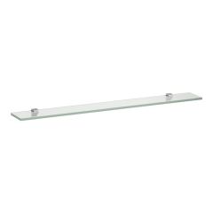 LAUFEN FRAME 25 Sklenená polička s 2 upevnením na stenu 900 x120 mm, Čierna matná 450, H4475859004501