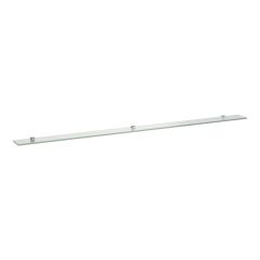 LAUFEN FRAME 25 Sklenená polička s 3 upevnením na stenu 1800 x120 mm, Biela 000, H4475909000001