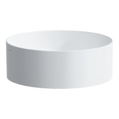LAUFEN LIVING BY LAUFEN Umývadlová misa bez otvoru pre batériu, bez prepadu, SaphirKeramik, 380x380 mm, farba Biela LCC, H8114354001121