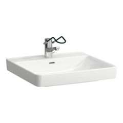 LAUFEN PRO LIBERTY Umývadlo bez otvrou pre batériu, bez prepadu a bez otvoru v odtokovom ventile, 600x550 mm, farba Biela LCC Active, H811950A001421