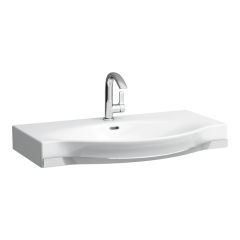 LAUFEN PALACE Umývadlo s držiakom na uterák s tromi otvormi pre batériu s prepadom, 900x510 mm, farba Biela, H8127020001081 LAUFEN PALACE Umývadlo s držiakom na uterák s tromi otvormi pre batériu s prepadom, 900x510 mm, farba Biela, H8127020001081