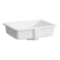 LAUFEN SAVOY Vstavané umývadlo, obdĺžnikové bez otvrou pre batériu s prepadom, 440x330 mm, farba Biela, H8189470001091