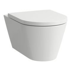 LAUFEN Kartell LAUFEN, Závesné WC Silent flush, Rimless, Biela LCC 400, 545x370 mm, H8213314000001 LAUFEN Kartell LAUFEN, Závesné WC Silent flush, Rimless, Biela LCC 400, 545x370 mm, H8213314000001