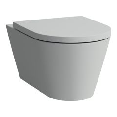 LAUFEN Kartell LAUFEN, Závesné WC Silent flush, Rimless, Šedá matná 759, 545x370 mm, H8213317590001 LAUFEN Kartell LAUFEN, Závesné WC Silent flush, Rimless, Šedá matná 759, 545x370 mm, H8213317590001