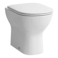 LAUFEN LUA, Stacionárne WC, Rimless, hlboké splachovanie, vodorovný/zvislý odpad Vario, Biela LCC 400, 520x360 mm, H8230824000001