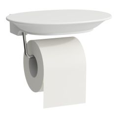LAUFEN ILBAGNOALESSI|THE NEW CLASSIC Keramický držiaky WC papiera 22x17,5x16,5 cm, Biela matná 757, H8738537570001