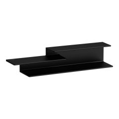 LAUFEN HOME COLLECTION Keramická polička "Etagere Lay" 690 mm, Čierna matná 716, H8777727160001