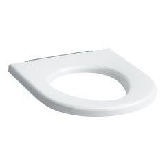 LAUFEN PRO LIBERTY, WC sedadlo bez poklopu, bezbariérové, Vhodné pre WC LAUFEN Pro a Moderna, zosilnené pánty a dorazy, Biela 300, 445x375 mm, H8989513000001