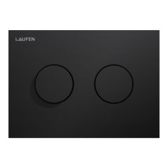 LAUFEN INEO WC tlačidlo INEO GROOVE, Dual Flush, Čierna matná 716, H9001177160001 LAUFEN INEO WC tlačidlo INEO GROOVE, Dual Flush, Čierna matná 716, H9001177160001