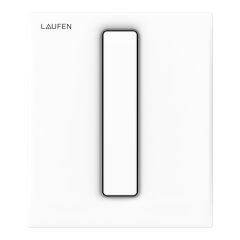 LAUFEN INEO|LIS Pisoárové WC tlačidlo AU101, tlačítko biely plast, Biela 000, H9091010000001